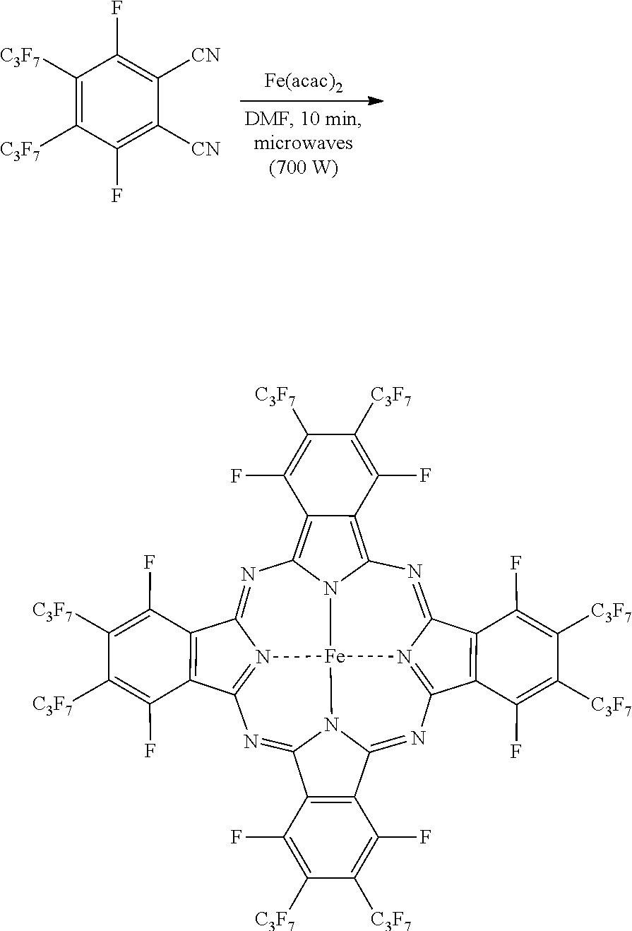 Microwave-Assisted Synthesis of Perfluorophthalocyanine Molecules