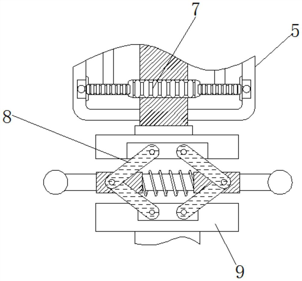 Building material cutting device for building engineering