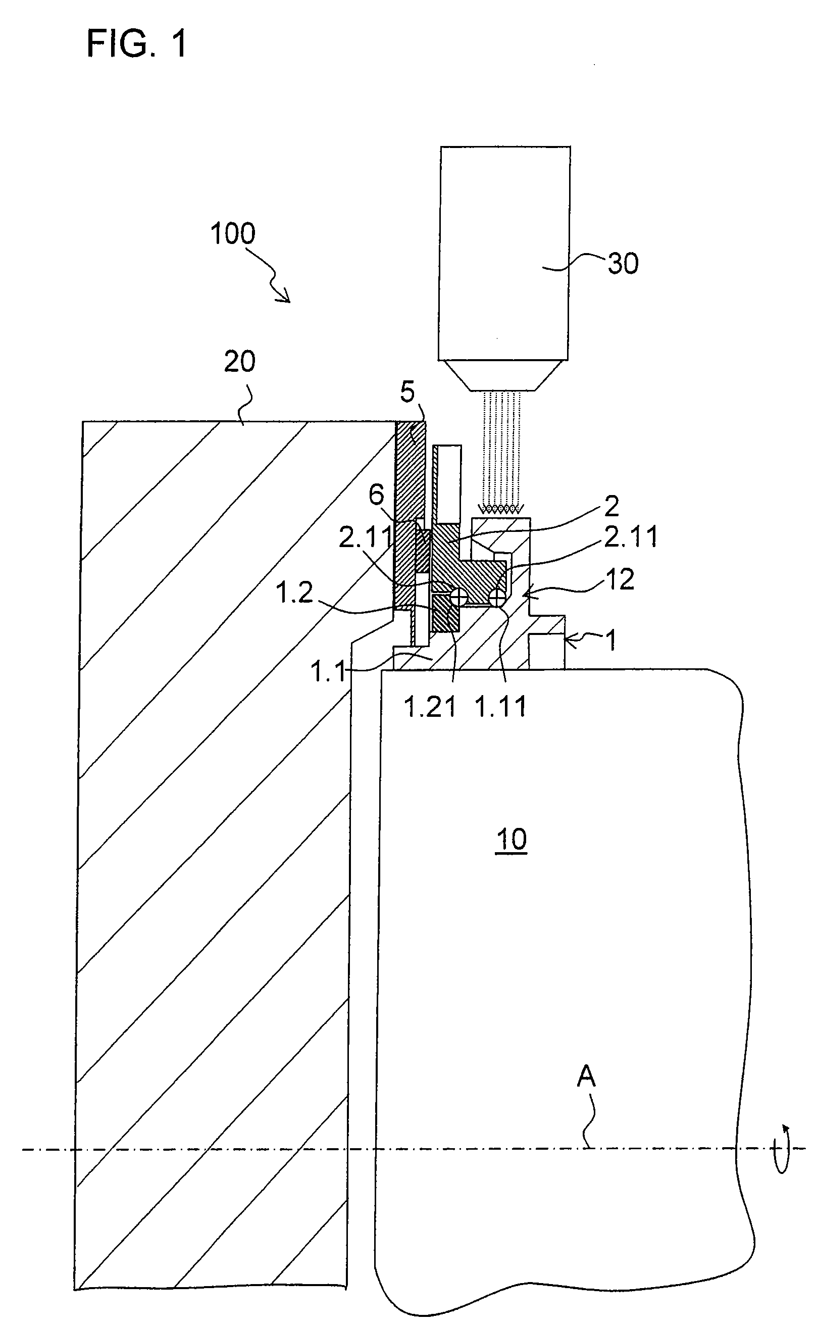 Angle-measurement system and method for production of an angle-measurement system