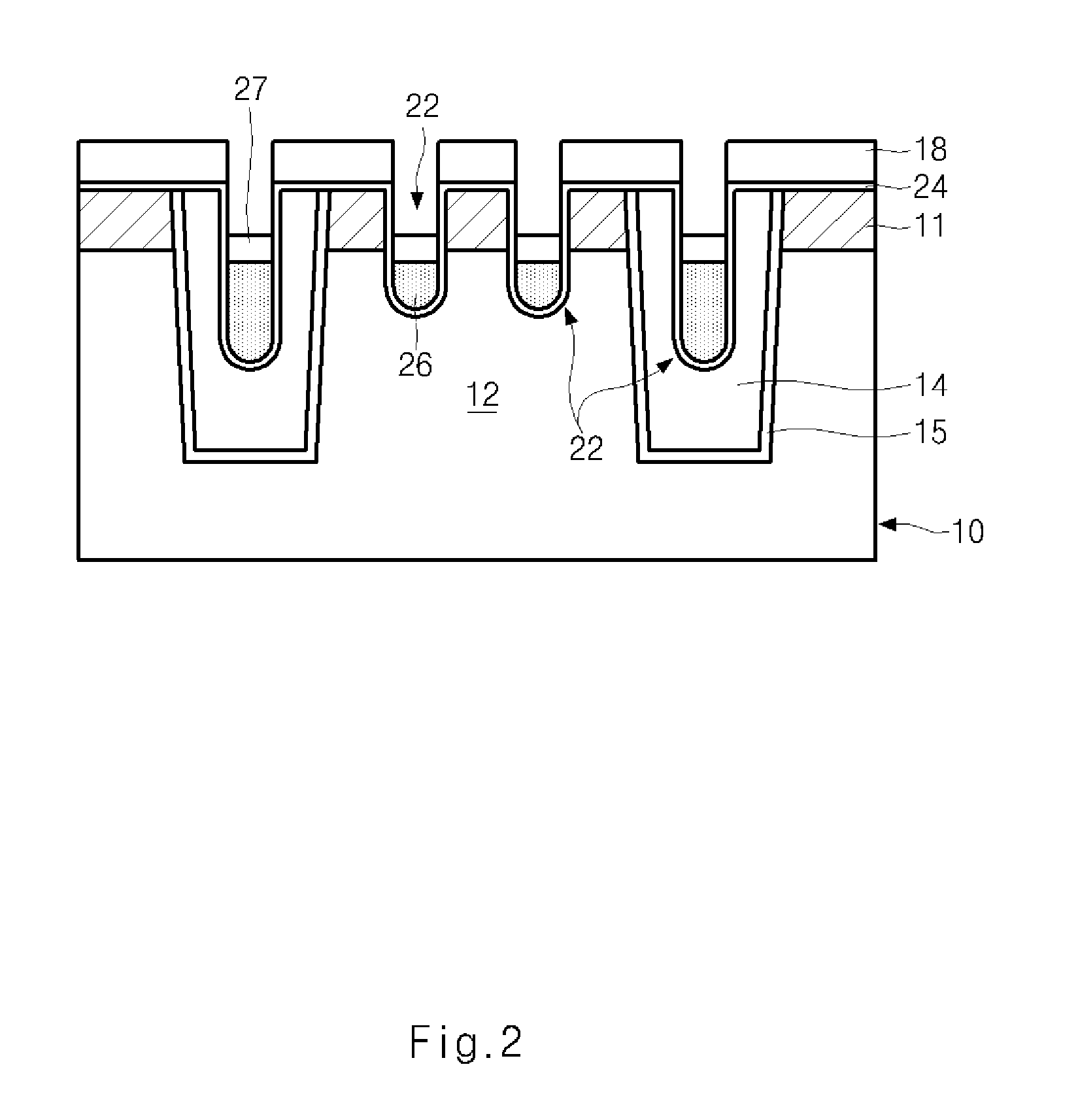 Transistor of semiconductor device and method for manufacturing the same