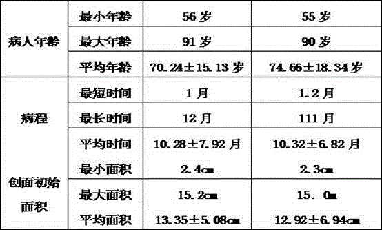 A kind of external ointment for treating decubitus and its preparation method