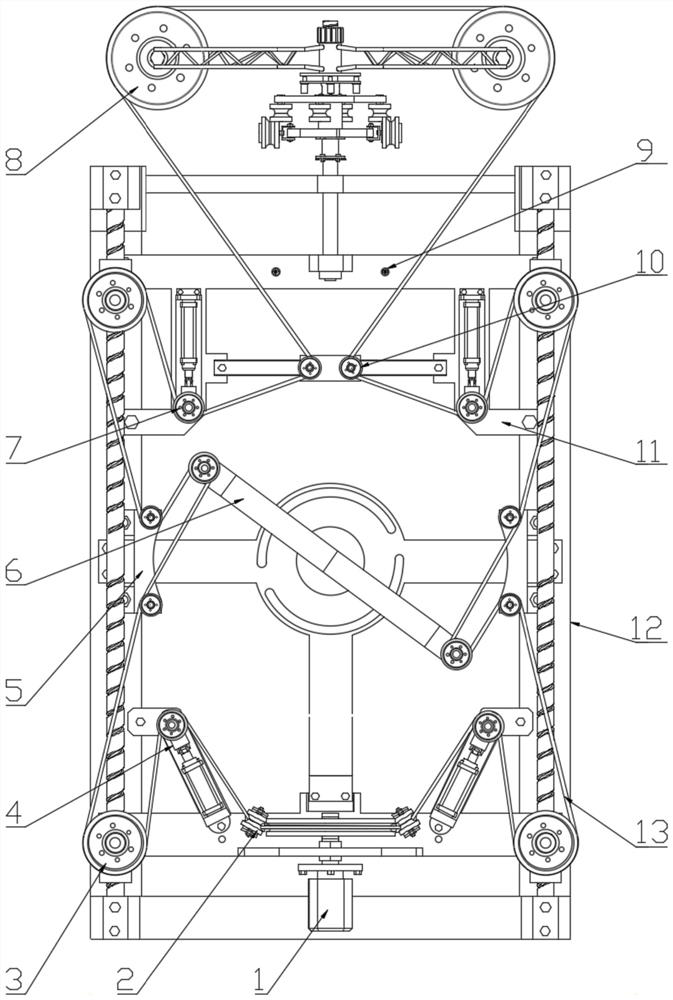 A high-efficiency variable-direction diamond wire saw machine for nuclear facility dismantling