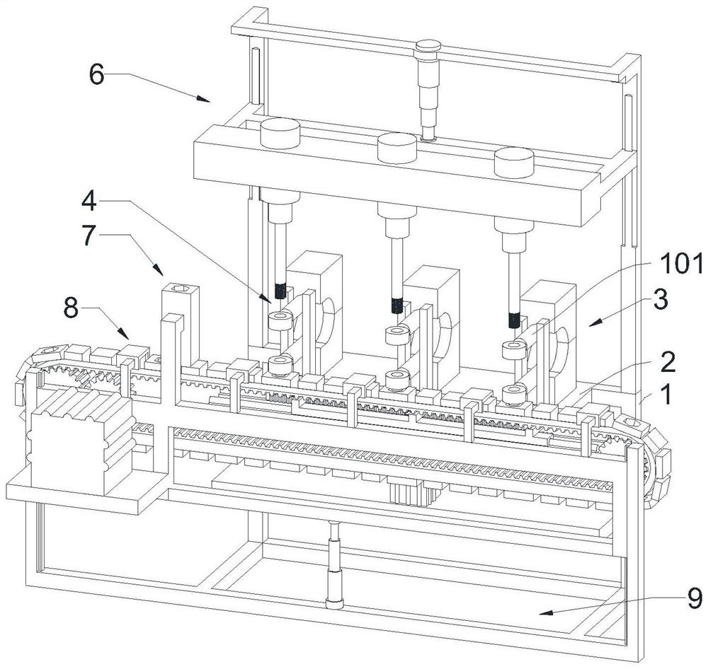 Electric power fitting manufacturing and assembling machine