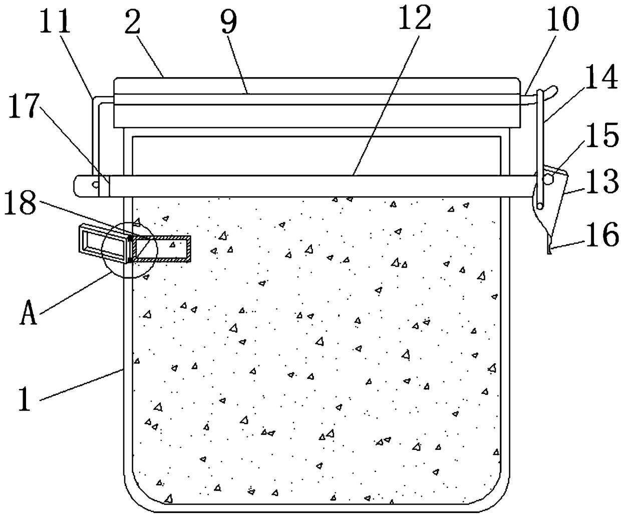 Green tea storage device with damp-proof function