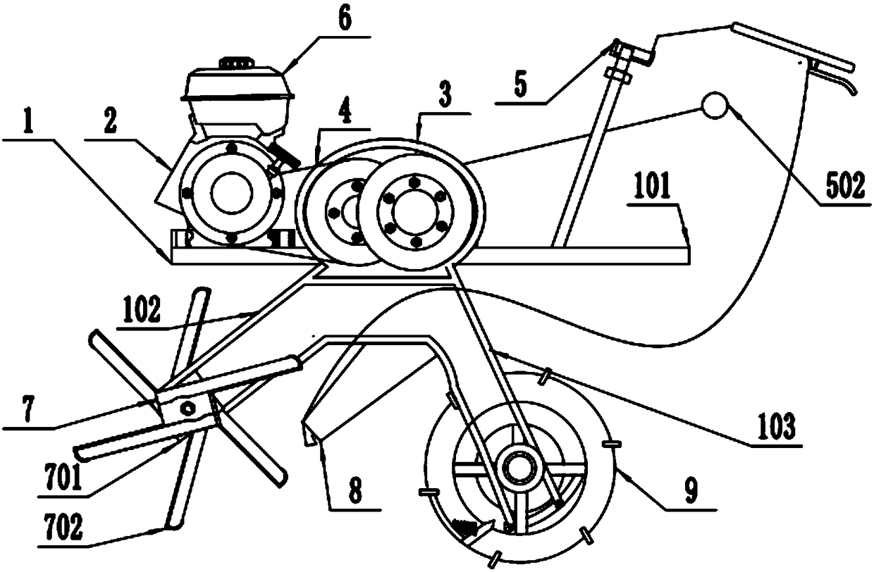 Multifunctional mini-tiller