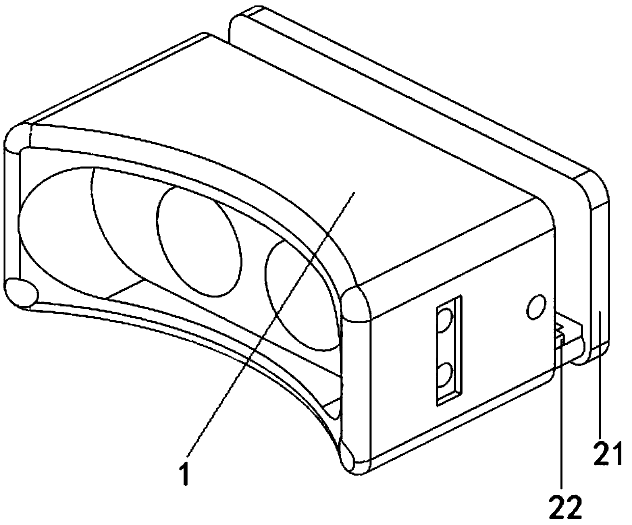 VR technology-based teaching experience device and experience system thereof