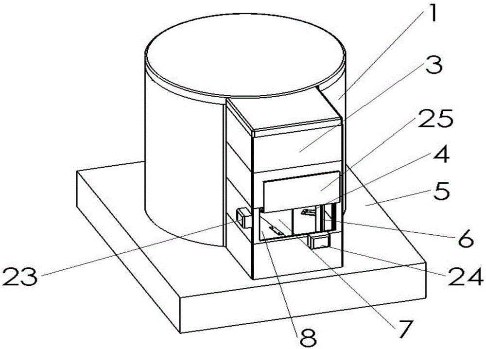 Three-dimensional express warehouse device