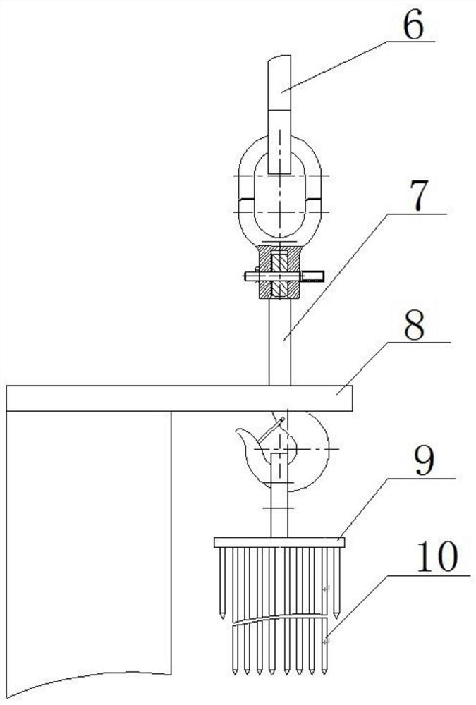 Transfer lifting appliance for nuclear fuel related assemblies