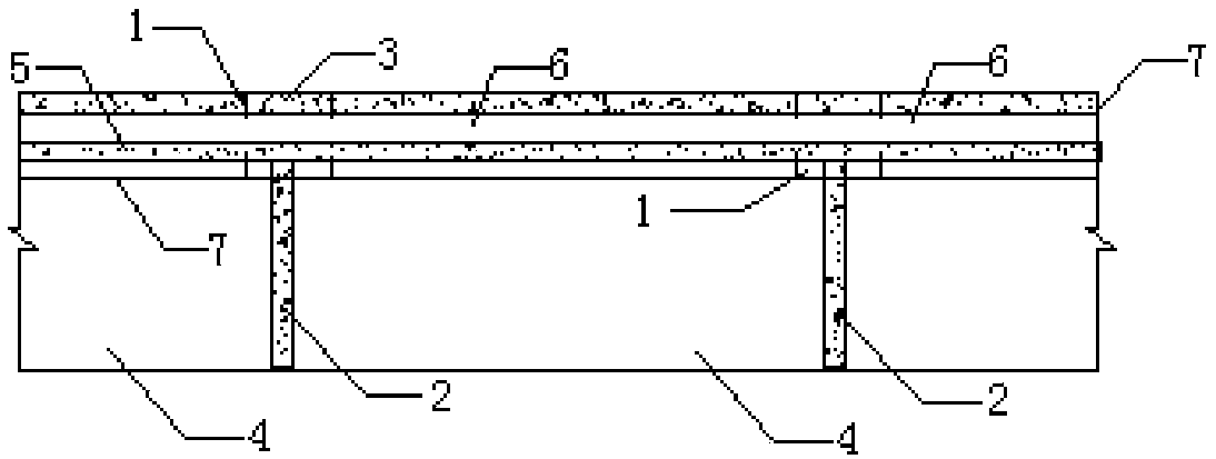 Pile top buttress type retaining wall supporting structure and construction method