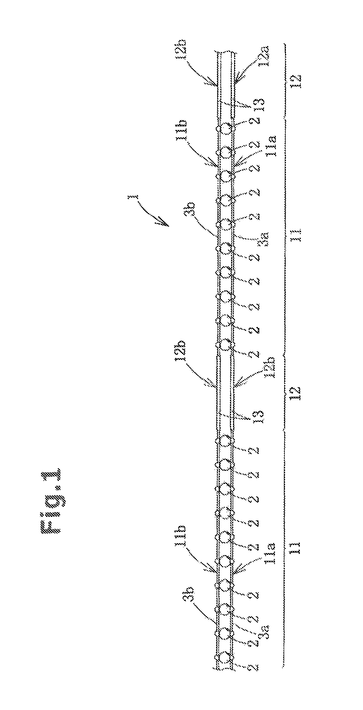 Functional yarn equipped with semiconductor functional elements