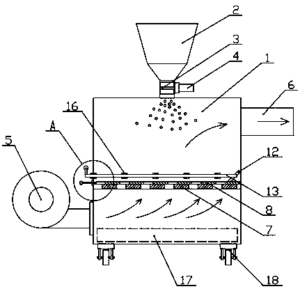 Corrosive granular waste carbon regeneration method