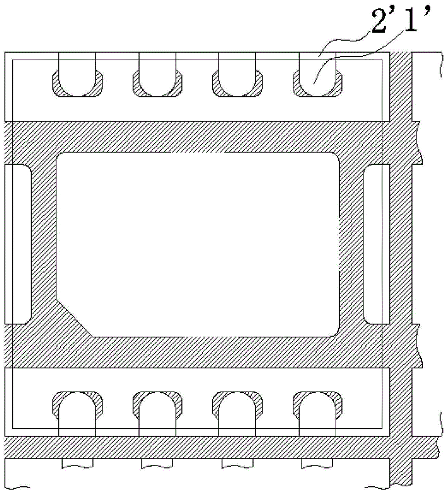 Lead frame pin cutting structure and cutting method thereof
