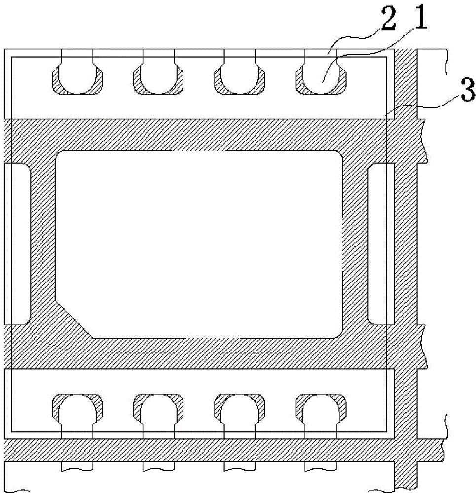 Lead frame pin cutting structure and cutting method thereof