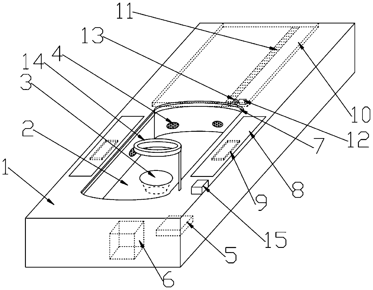 Intelligent squatting pot system