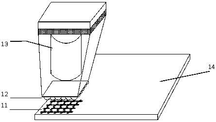 A precision micro-displacement detection device and method based on micro-lens moiré imaging