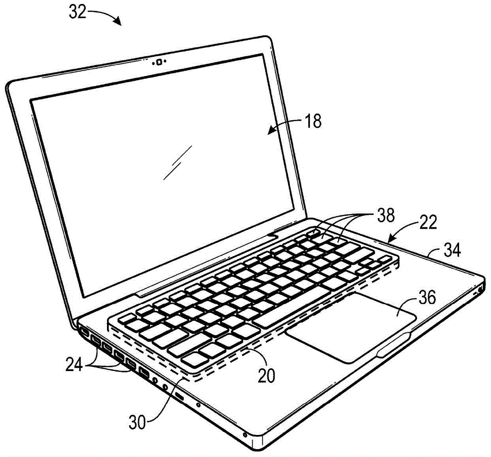 Computer keyboard key scan shared matrix with an individual LED per key