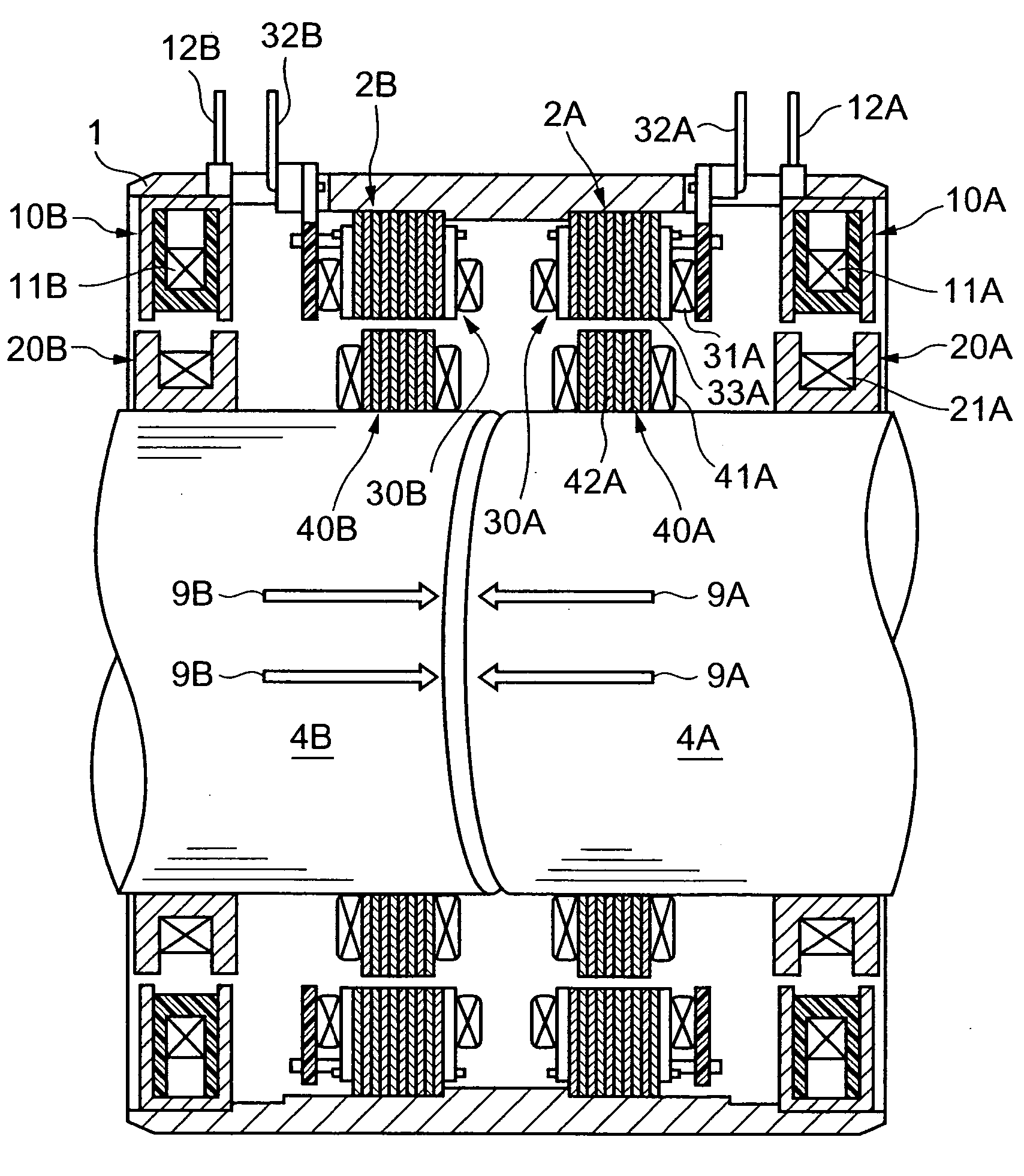 Tandem rotation detector