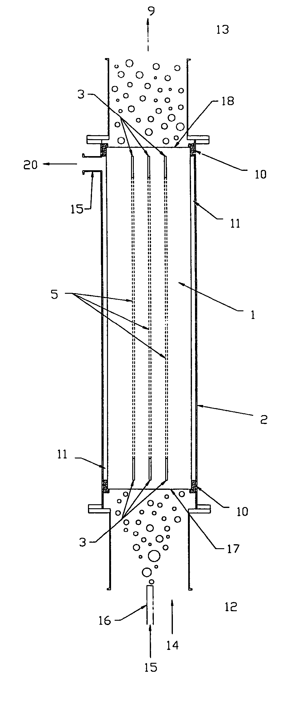 Monolith filter apparatus and membrane apparatus, and method using same