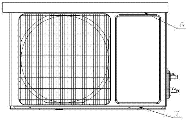 Air conditioner outdoor machine and protection device and method thereof