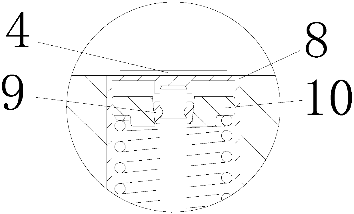 A wear test device and test method for a valve-valve guide friction pair