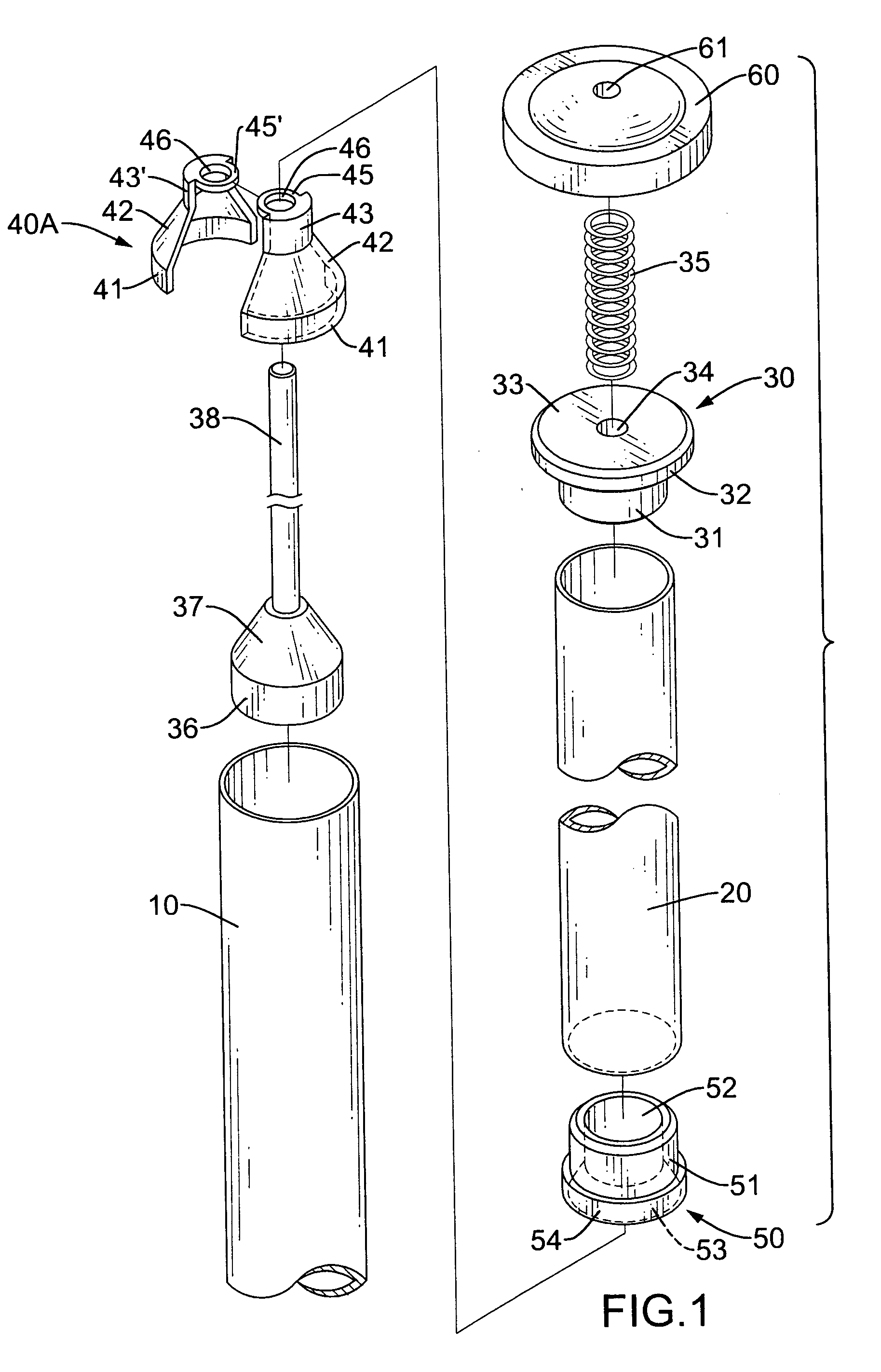 Telescopic tube assembly for a clothes rack