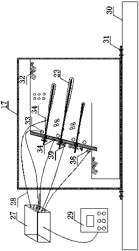 Static and dynamic test device for anchorage structure of slope in cold area, as well as assembly and test method of static and dynamic test device