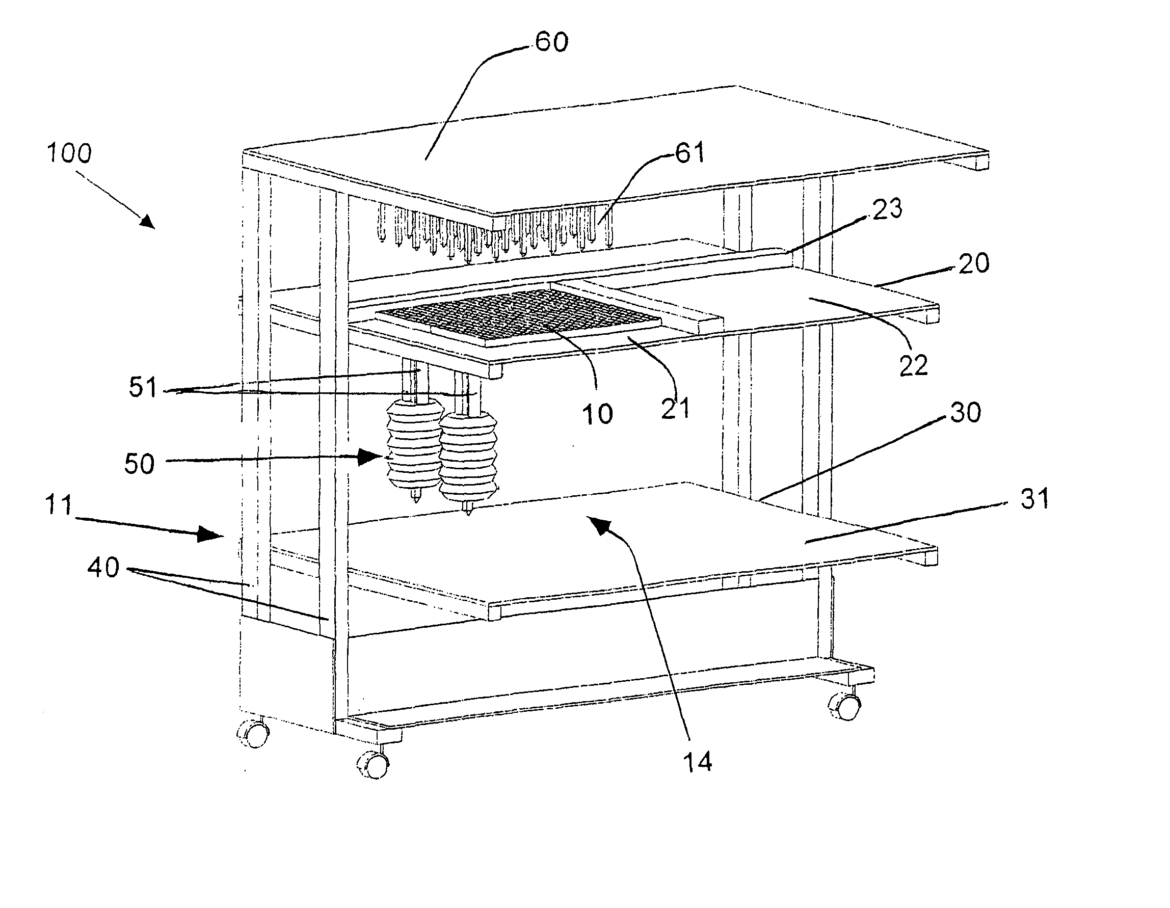 Air-pruning tray/container matrix transfer and transplanting system and methods