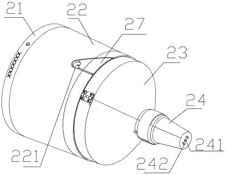 Production device suitable for extremely-fine copper axial wire