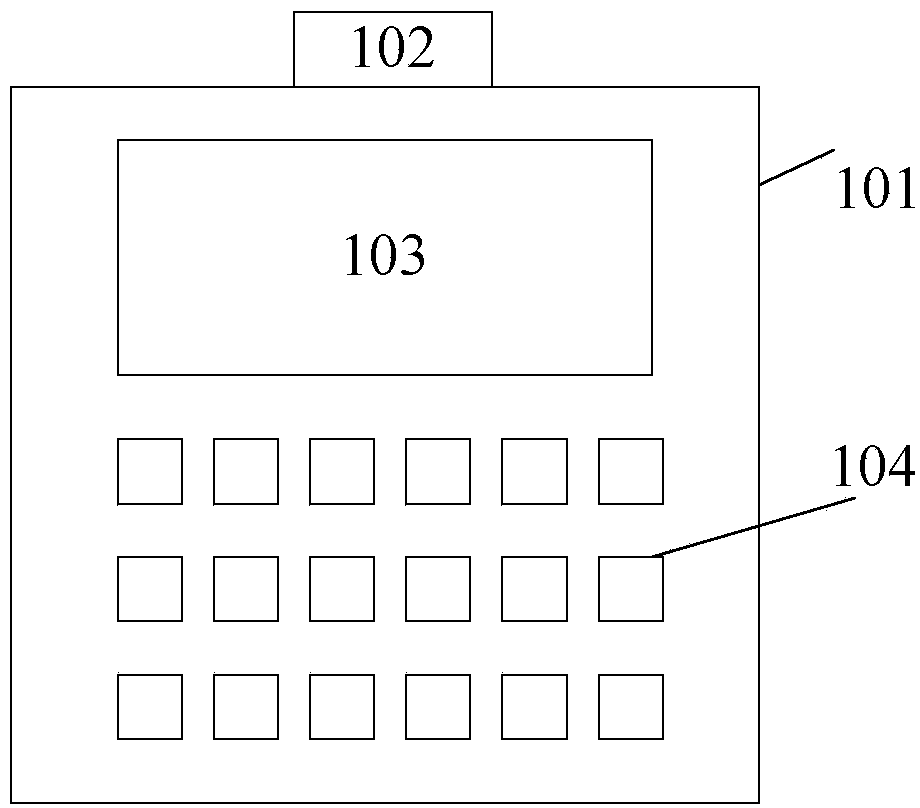 User terminal, method and device for bank counter transactions
