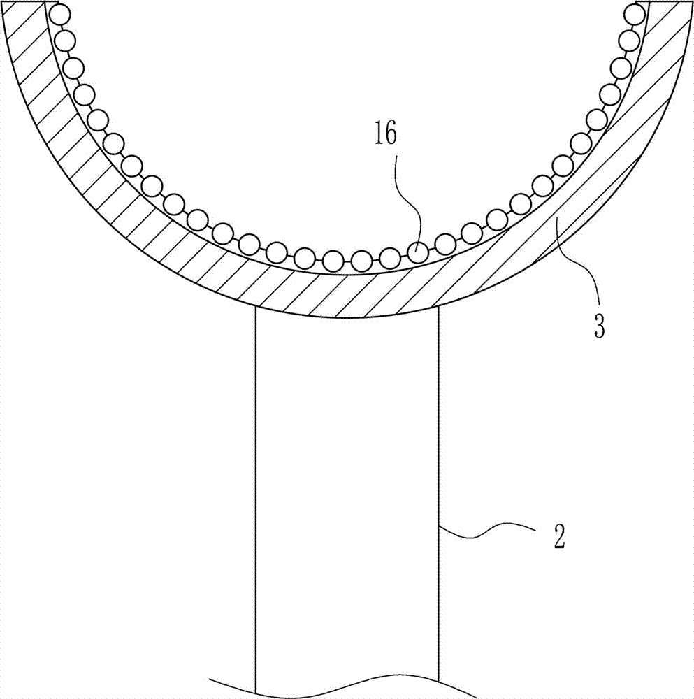 Rust removal device for natural gas pipeline mounting