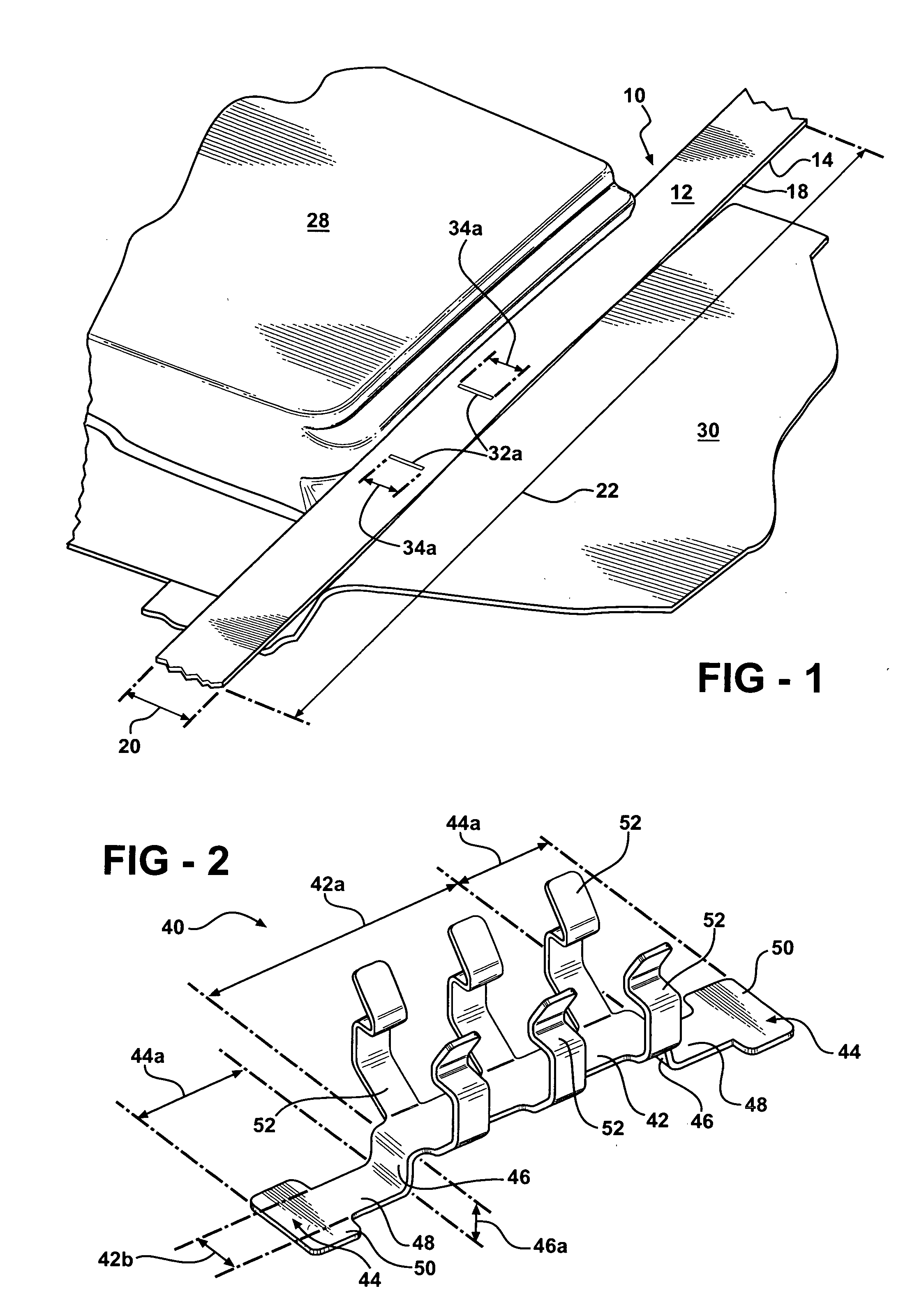 Sealer tape and clip assembly