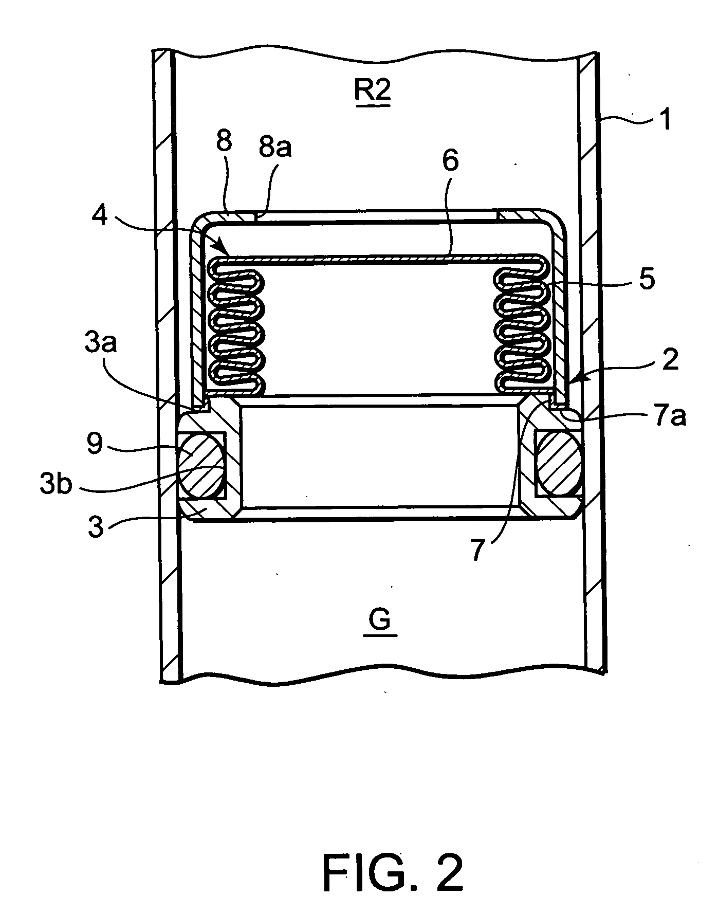 Hydraulic equipment with built-in free piston