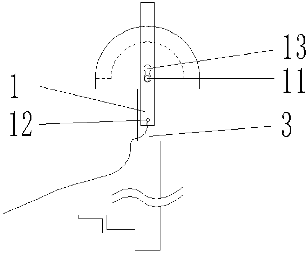 Rotary grounding wire clamp and using method thereof