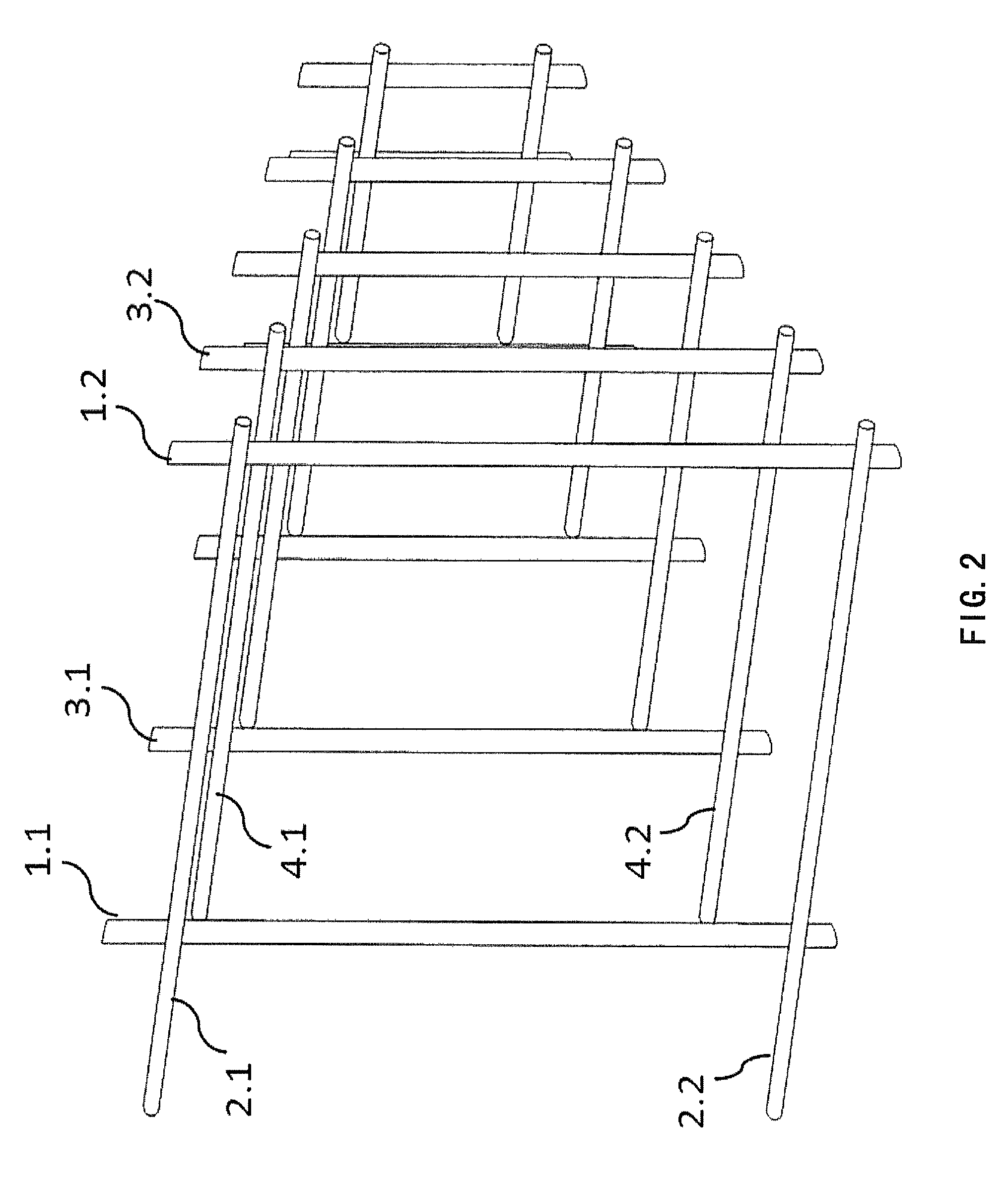 Wire electrode based ion guide device