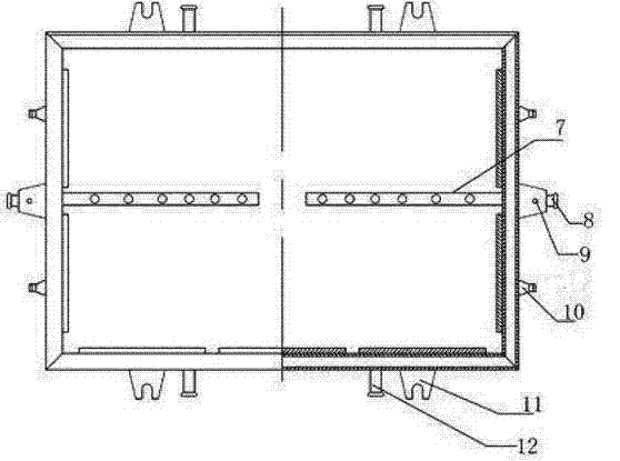 Special sand box for high-efficiency V method casting