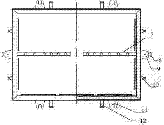 Special sand box for high-efficiency V method casting