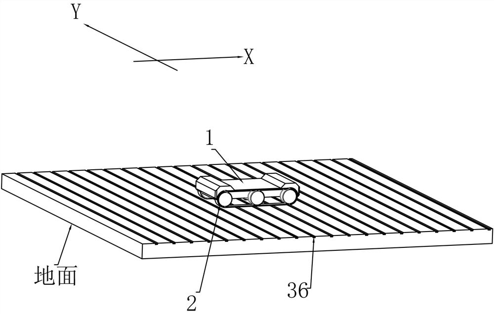 Laser navigation unmanned trolley for intelligent logistics and navigation method thereof