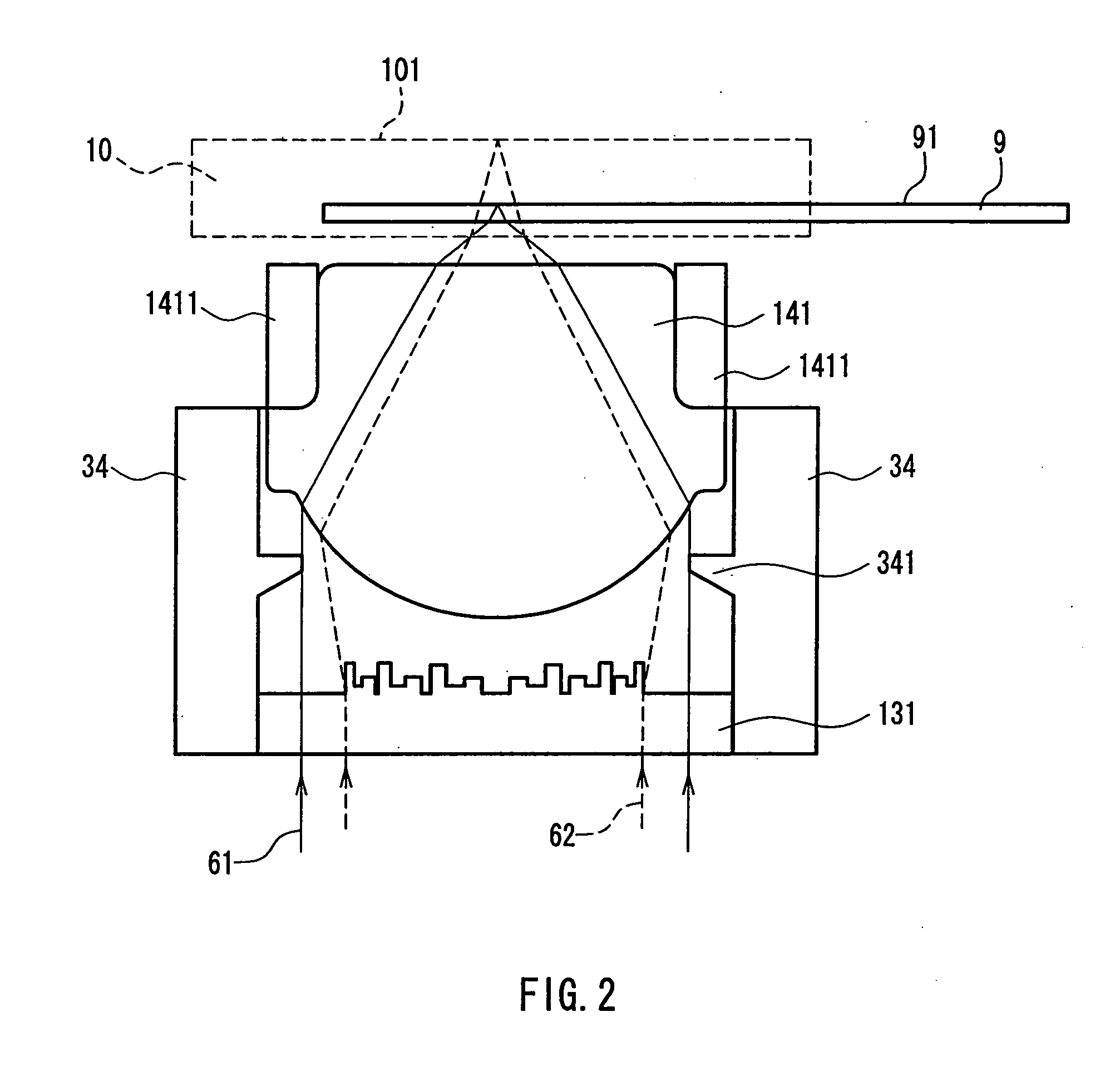 Complex objective lens, optical head, optical information apparatus, computer, optical disk player, car navigation system, optical disk recorder, and optical disk server