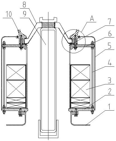 External current transformer and GIS