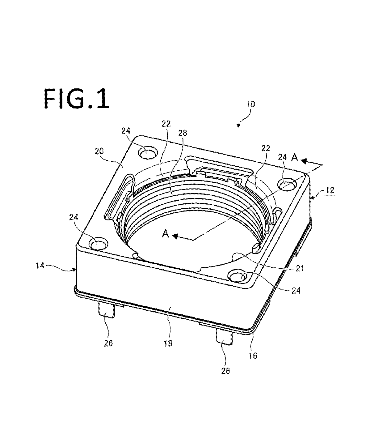 Lens driving device, camera device, and electronic apparatus