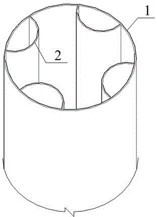 Steel pipe pile internally provided with multiple arc-shaped stiffening ribs and construction method of steel pipe pile