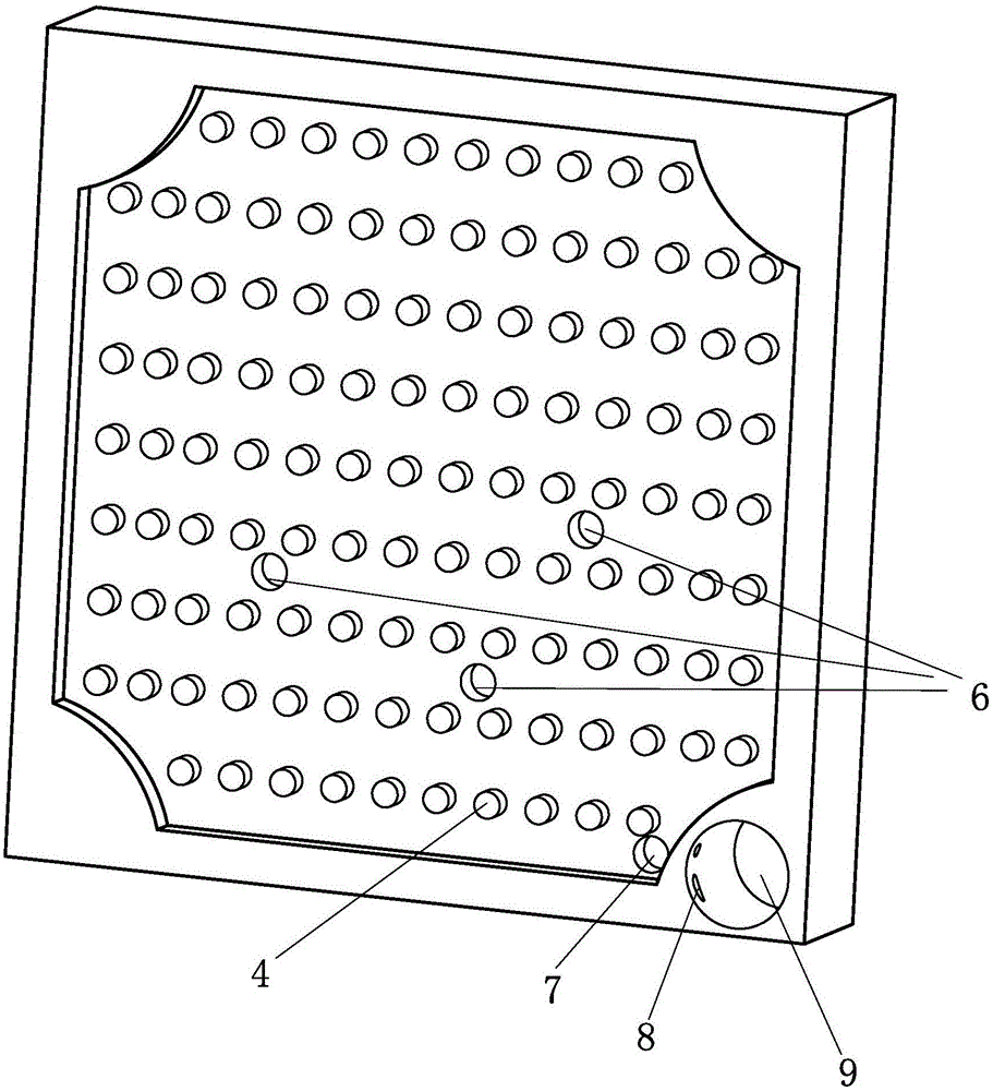 Filter plate structure for filtering machine