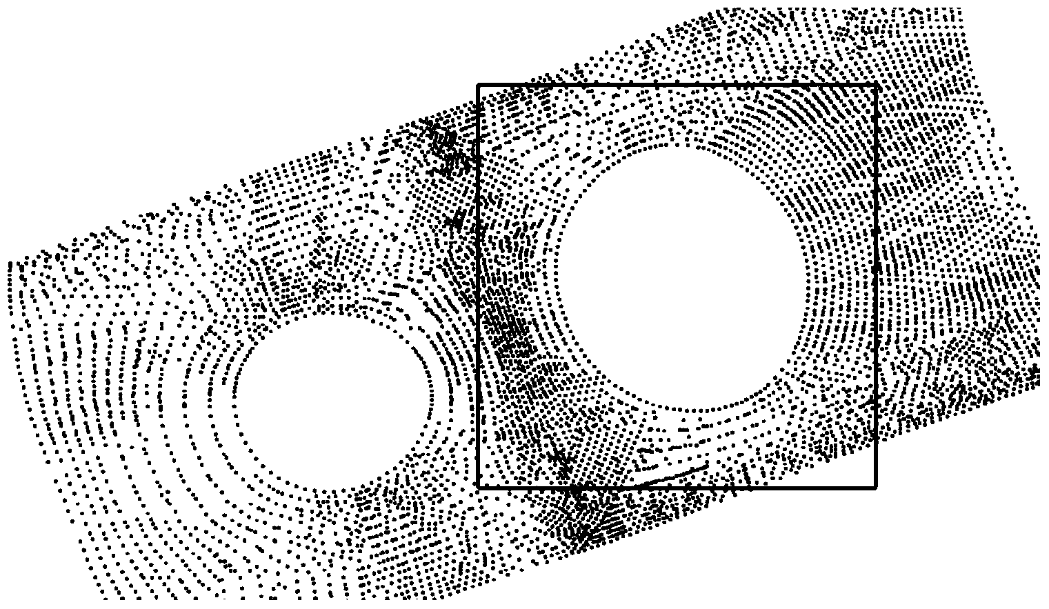 Method for detecting hook face circular hole based on three-dimensional point cloud