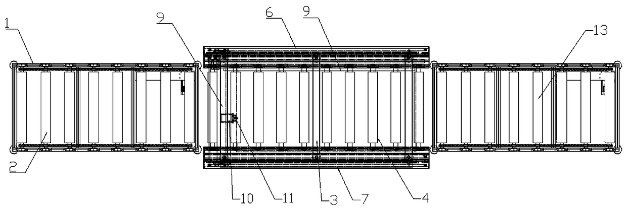 Intelligent fireproof glass gumming line body machine