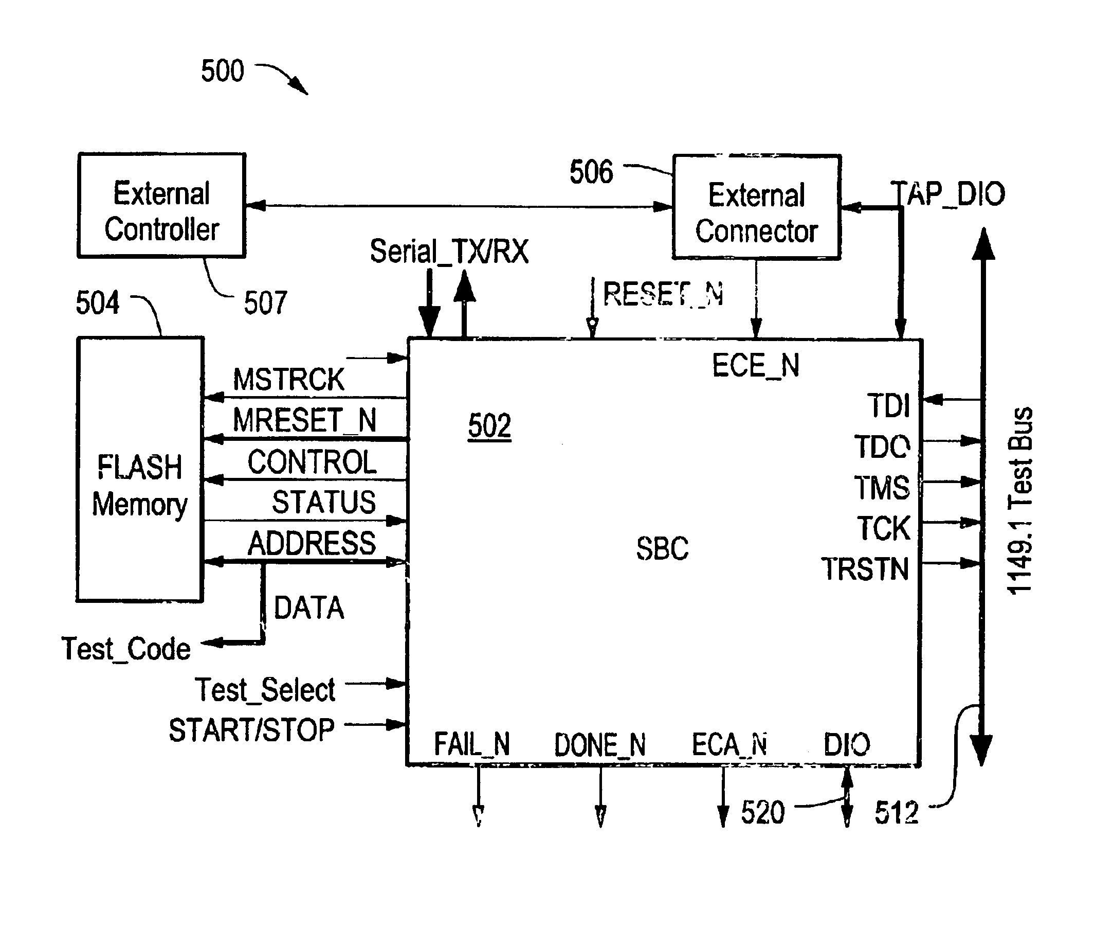 Method and apparatus for embedded built-in self-test (BIST) of electronic circuits and systems