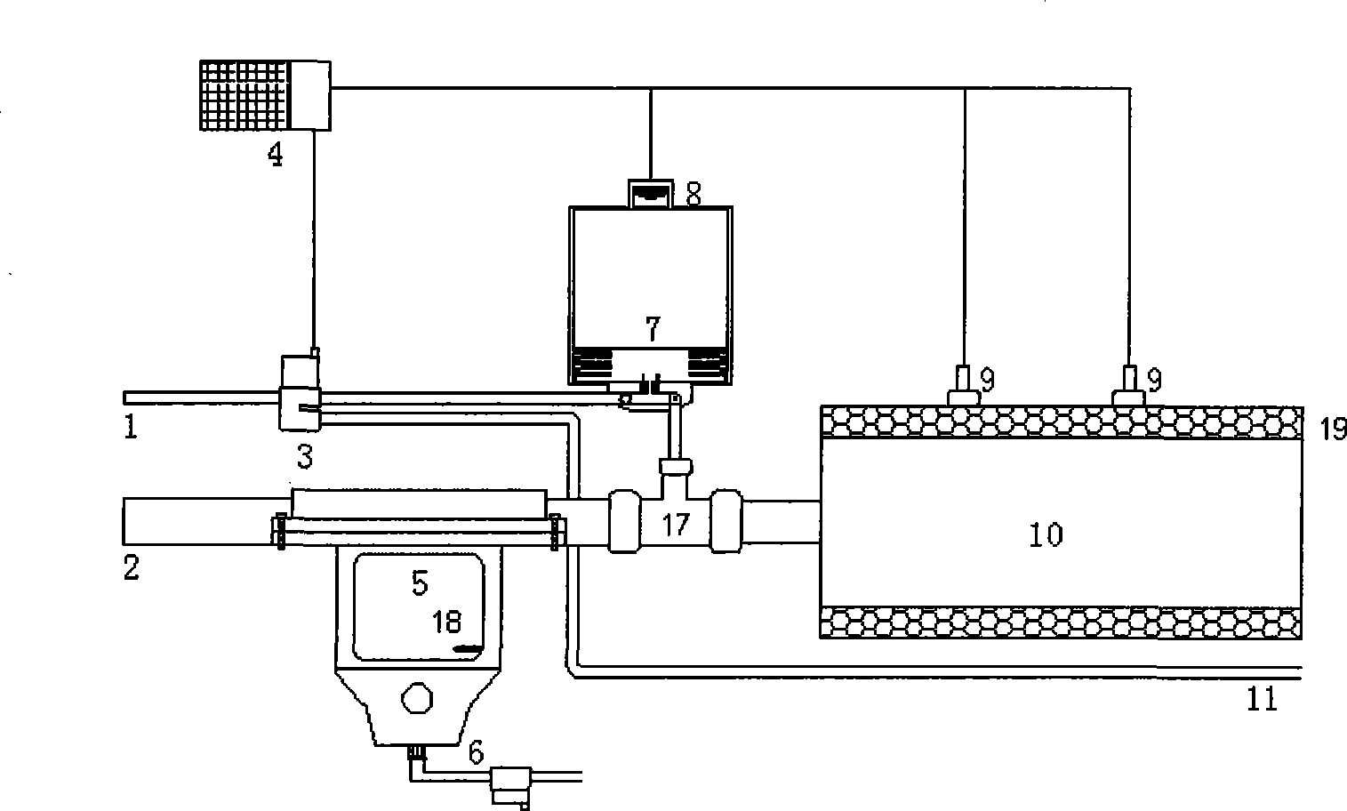 Dehydrogenation purification treatment system and method for treating fuel cell car tail-gas