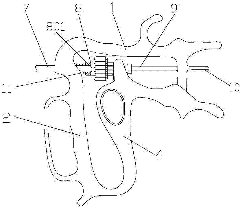 Medical surgical instrument handle