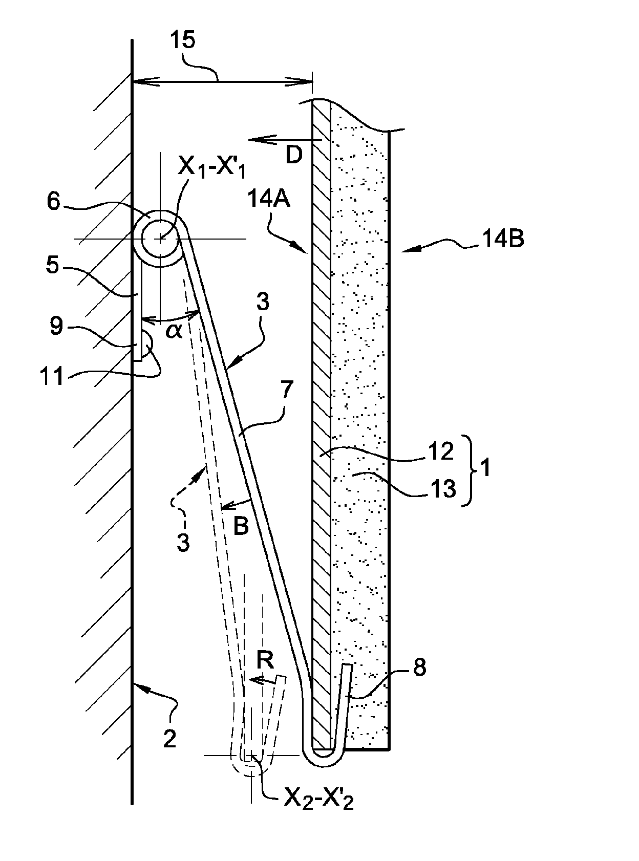 Device for reducing noise pollution and equipment including such device