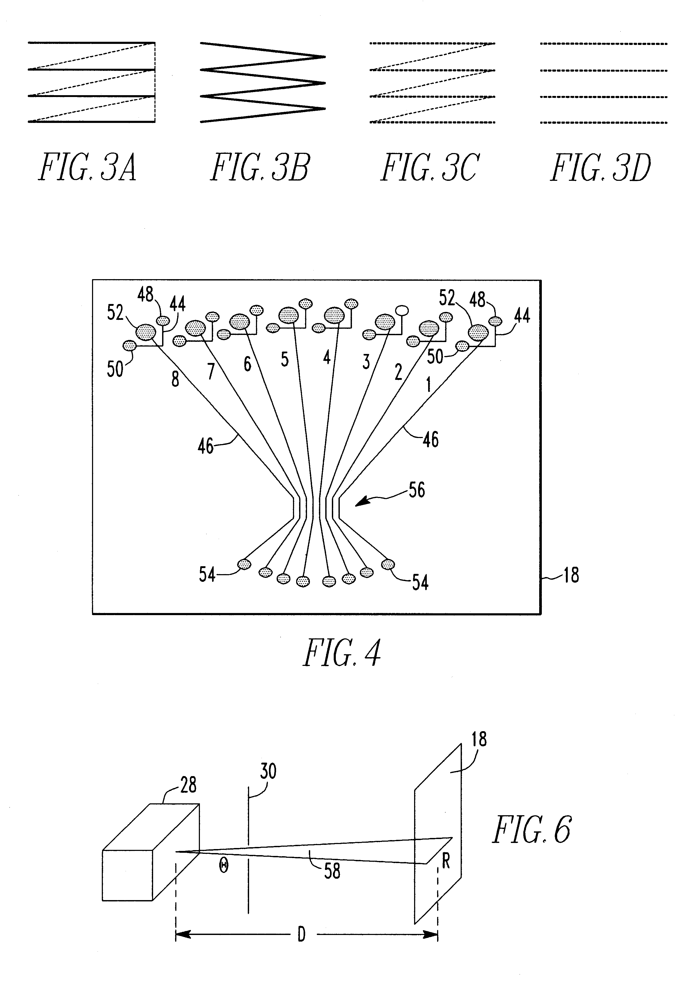 Method and apparatus for electronically controlled scanning of micro-area devices