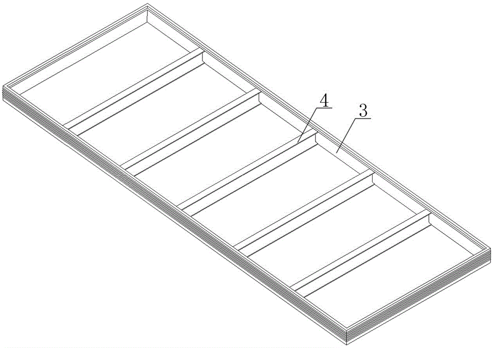 Plastic formwork which is provided with frame and used repeatedly and circularly and construction method of plastic formwork